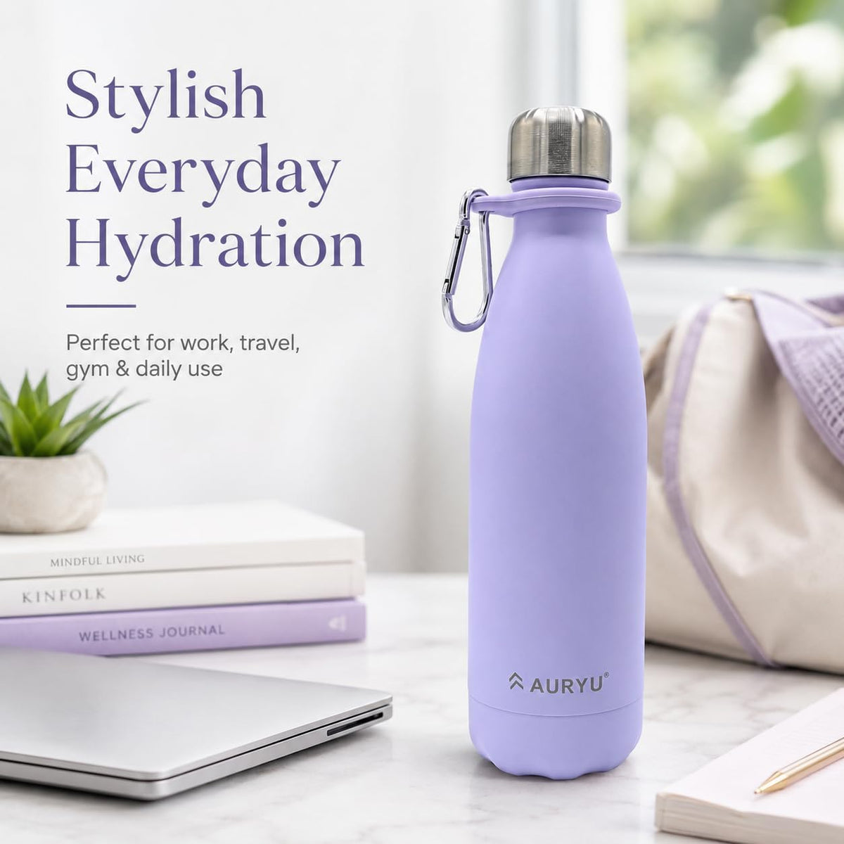 Best in Class Triple-Walled Insulated Stainless Steel Water Bottle, Keeps your Drinks Cold for up to 24 Hours and Hot for up to 12 Hours, Leak Proof, Make a Difference in the World, Black, 17oz