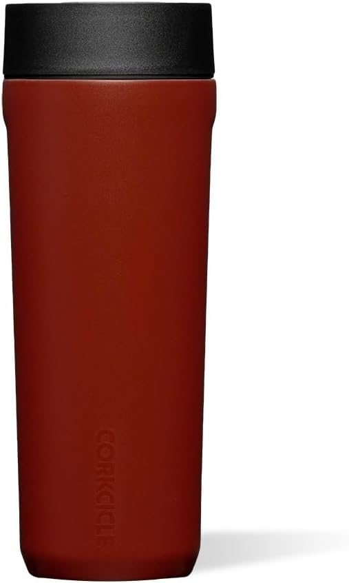 Commuter Cup Travel Mug - Insulated Coffee Mug with Lid - Keeps Drinks Cold 18 Hours - 360° Spill-Proof Sip Lid - Holiday Gift - Great for Gifting Warmth - 17 oz - North Shore