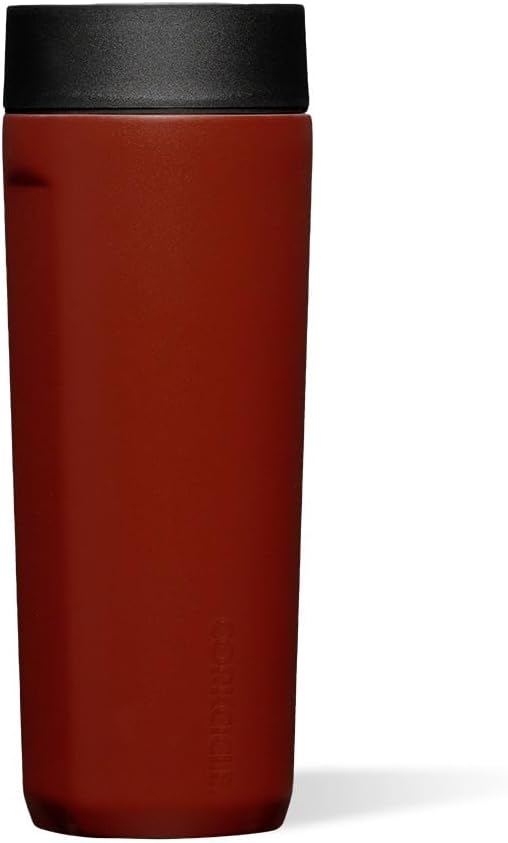 Commuter Cup Travel Mug - Insulated Coffee Mug with Lid - Keeps Drinks Cold 18 Hours - 360° Spill-Proof Sip Lid - Holiday Gift - Great for Gifting Warmth - 17 oz - North Shore