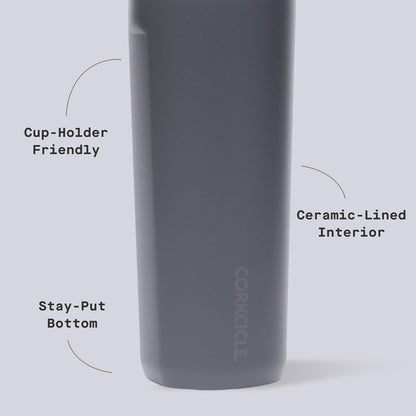 Commuter Cup Travel Mug - Insulated Coffee Mug with Lid - Keeps Drinks Cold 18 Hours - 360° Spill-Proof Sip Lid - Holiday Gift - Great for Gifting Warmth - 17 oz - North Shore