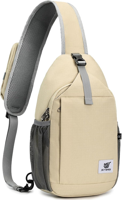 Sling Bag RFID Cross Body Bag Recycled Crossbody Backpack Travel Daypack
