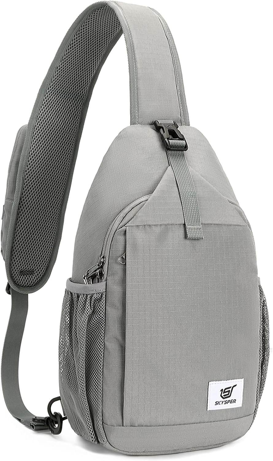 Sling Bag RFID Cross Body Bag Recycled Crossbody Backpack Travel Daypack