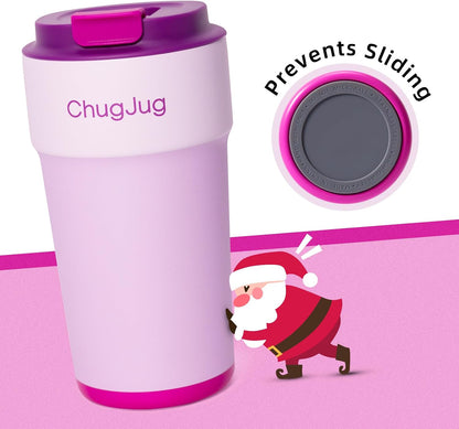 16 oz Travel Coffee Mug with Ceramic Coating, Cute Insulated Tumbler