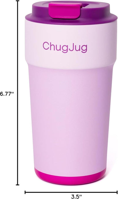 16 oz Travel Coffee Mug with Ceramic Coating, Cute Insulated Tumbler