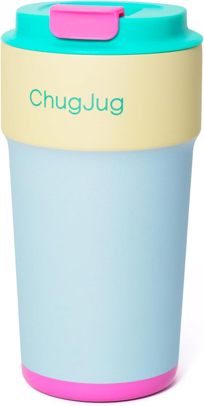16 oz Travel Coffee Mug with Ceramic Coating, Cute Insulated Tumbler