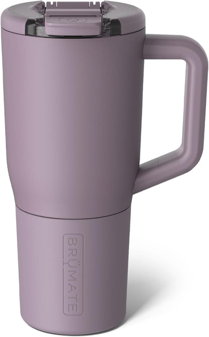 Müv - 25oz 100% Leak Proof Insulated Coffee Mug with Handle & Lid - Stainless Steel Coffee Travel Mug - Double Walled Coffee Cup (Lilac Dusk)