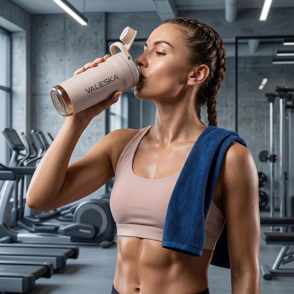 Protein Shaker Bottle | 20oz Insulated Stainless Steel Protein Shaker, BPA Free, Leak Proof, Dishwasher Safe, Perfect for Protein Shakes and Pre Workout | Green