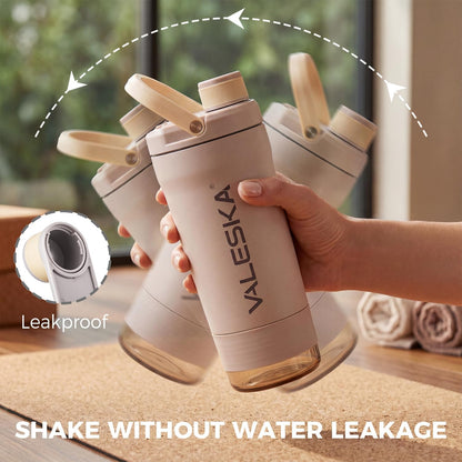 Protein Shaker Bottle | 20oz Insulated Stainless Steel Protein Shaker, BPA Free, Leak Proof, Dishwasher Safe, Perfect for Protein Shakes and Pre Workout | Green
