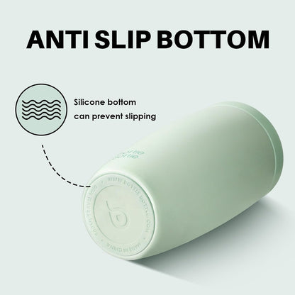 BOTTLE BOTTLE Insulated Coffee Tumbler with Push Button Lid 16oz(Green)