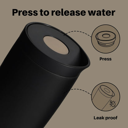 BOTTLE BOTTLE Insulated Coffee Tumbler with Push Button Lid 16oz(Green)