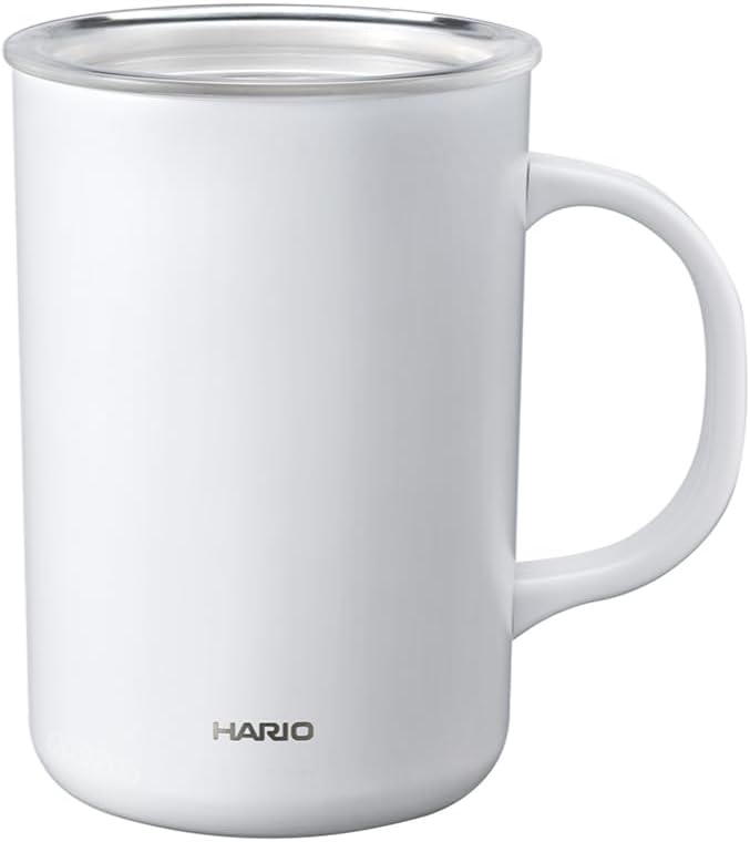 CMG-350-W Ceramic Coating Vacuum Double Insulated Mug, White, 11.8 fl oz (350 ml), Lid Included