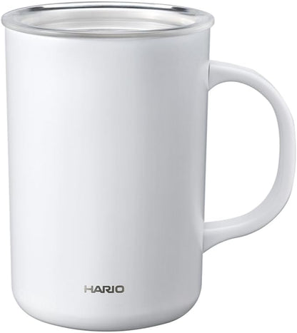 CMG-350-W Ceramic Coating Vacuum Double Insulated Mug, White, 11.8 fl oz (350 ml), Lid Included