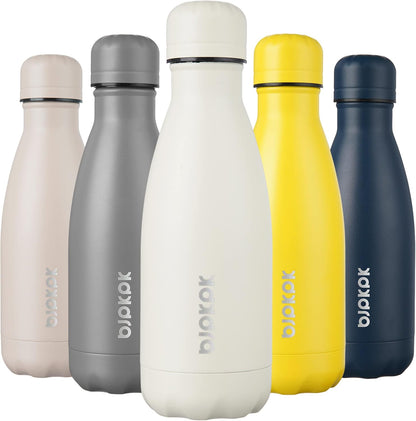 25 oz Insulated Stainless Steel Water Bottle, Metal Sports Flask | Double Wall Vacuum, Leak Proof, Keeps Hot/Cold, BPA Free, Dishwasher Safe, Cupholder Friendly, Travel, Lake Blue - Colors A