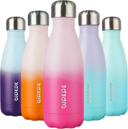 25 oz Insulated Stainless Steel Water Bottle, Metal Sports Flask | Double Wall Vacuum, Leak Proof, Keeps Hot/Cold, BPA Free, Dishwasher Safe, Cupholder Friendly, Travel, Lake Blue - Colors A