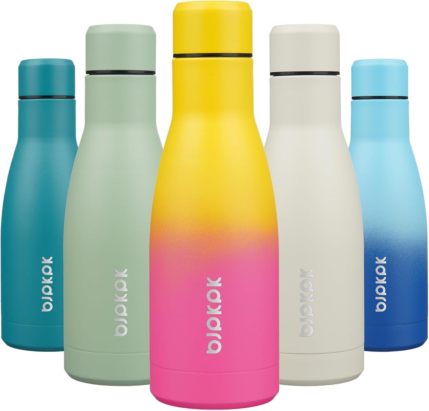 25 oz Insulated Stainless Steel Water Bottle, Metal Sports Flask | Double Wall Vacuum, Leak Proof, Keeps Hot/Cold, BPA Free, Dishwasher Safe, Cupholder Friendly, Travel, Lake Blue - Colors A