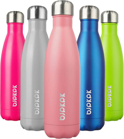 25 oz Insulated Stainless Steel Water Bottle, Metal Sports Flask | Double Wall Vacuum, Leak Proof, Keeps Hot/Cold, BPA Free, Dishwasher Safe, Cupholder Friendly, Travel, Lake Blue - Colors A
