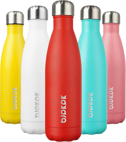 25 oz Insulated Stainless Steel Water Bottle, Metal Sports Flask | Double Wall Vacuum, Leak Proof, Keeps Hot/Cold, BPA Free, Dishwasher Safe, Cupholder Friendly, Travel, Lake Blue - Colors A