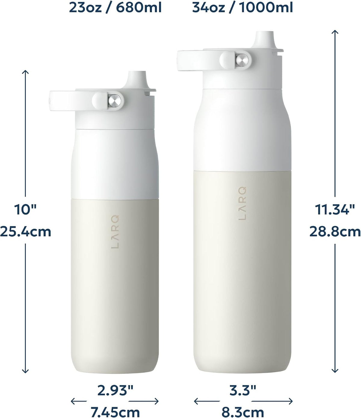PureVis 2 Smart UV-C Self-Cleaning Insulated Water Bottle Filter Straw
