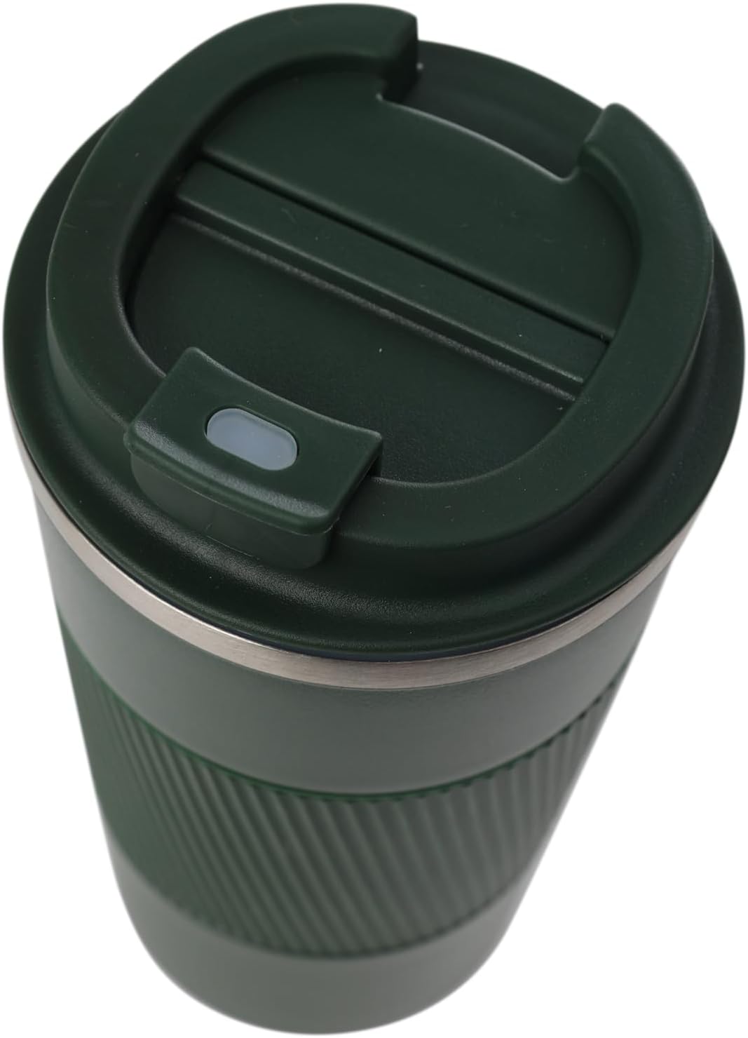 Dominica 18 oz Travel Coffee Mug - Double Wall Vacuum Insulated Stainless Steel Tumbler with Flip Lid, Leak-Proof Coffee Cup with Non-Slip Silicone Base, Hot & Cold Drink Container