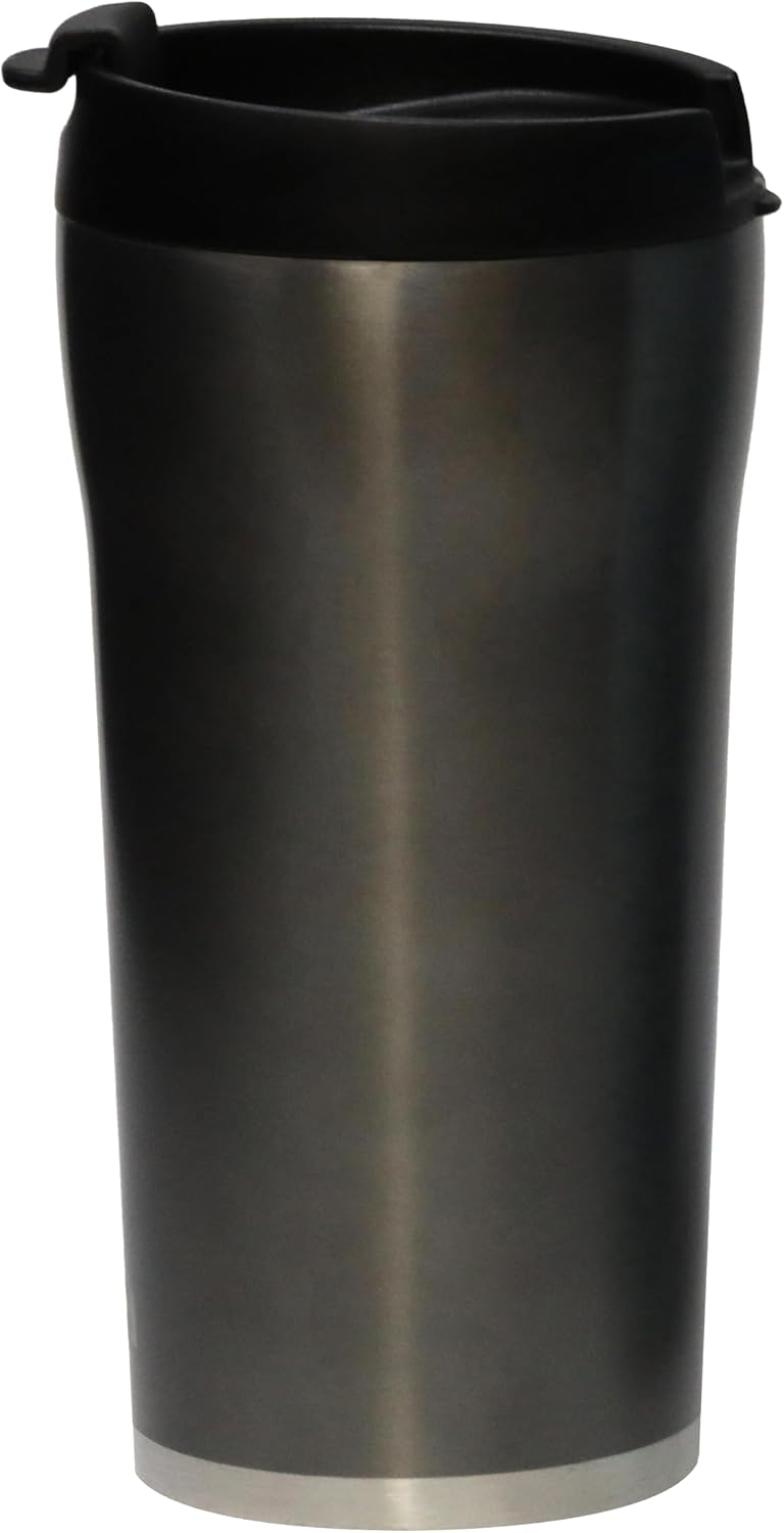 16 oz Coffee Travel Mug - Stainless Steel Insulated Tumbler with Leak-Proof Lid - Hot & Cold Cup - Marine