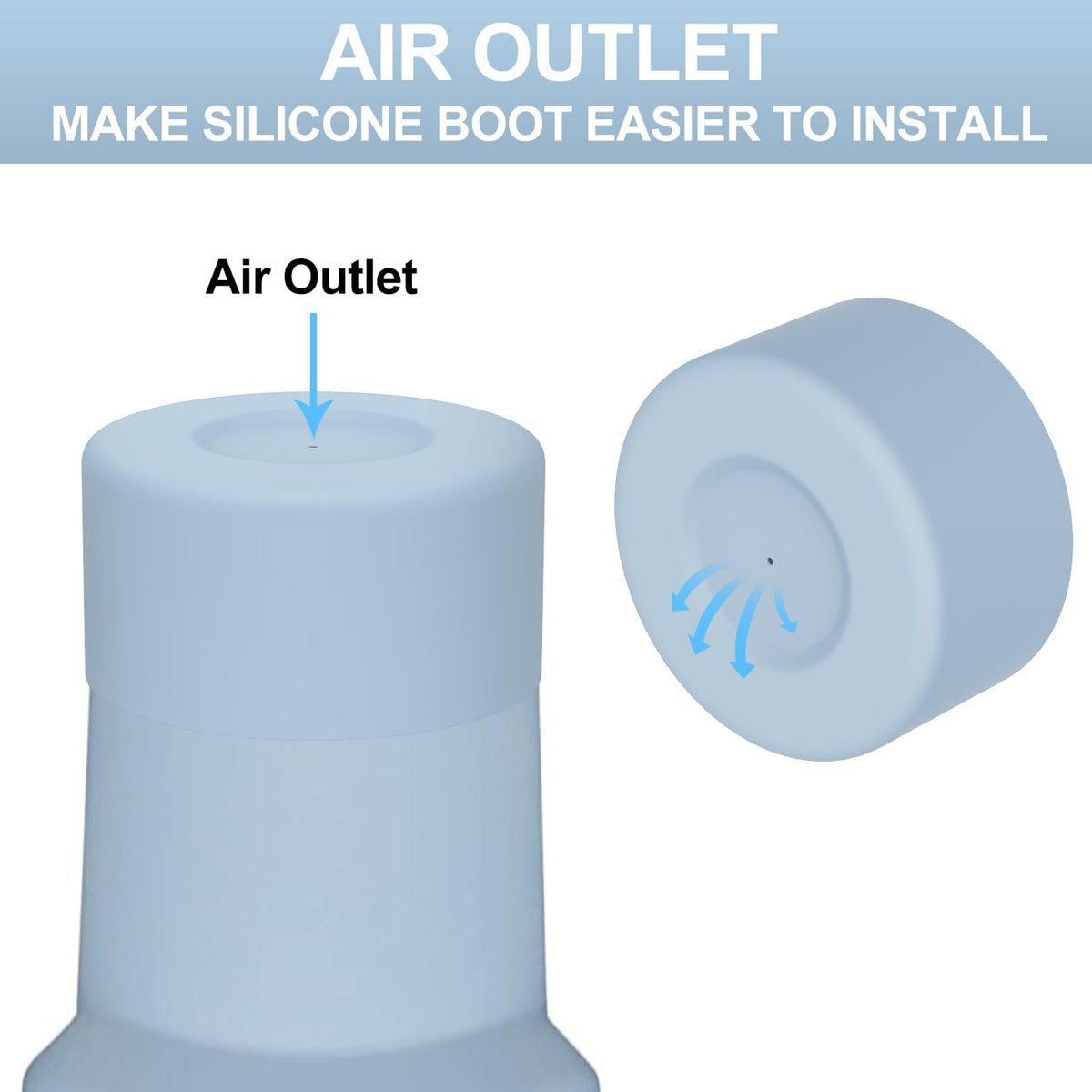 Protective Silicone Boot Sleeve Cover for Stanley Quencher H2.0 40 30 20 oz & IceFlow Flip 30 20 oz