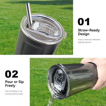 Tumbler Lid Replacement for 20 oz Tumblers, 3.2" Mugs