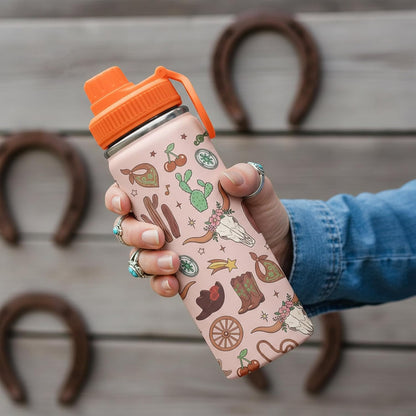 Christian Gifts for Women - I Can Do All Things Christ Water Bottle Water Bottle 18oz - Inspirational Religious Faith Gifts for Women - Christian Jesus God Bible Verse Prayer Gift for Christmas