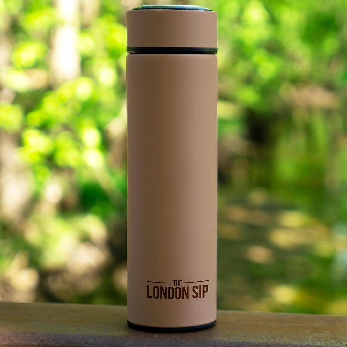 Multi-Purpose Travel Mug and Tumbler Fruit Infused Flask Hot and Cold Double Wall Stainless Steel Thermos with Extra-Long Infuser, Purple