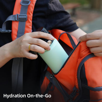 40oz Insulated Water Bottle with Straw Lid, Stainless Steel Bottle