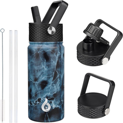 40oz Insulated Water Bottle with Straw Lid, Stainless Steel Bottle