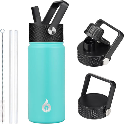 40oz Insulated Water Bottle with Straw Lid, Stainless Steel Bottle