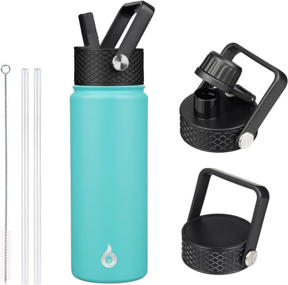 40oz Insulated Water Bottle with Straw Lid, Stainless Steel Bottle