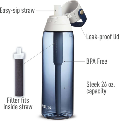 36386 Premium Water Filter Bottles, 26oz, Night Sky