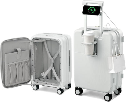 20 Inch Expandable Carry On Luggage 22x14x9 Airline Approved