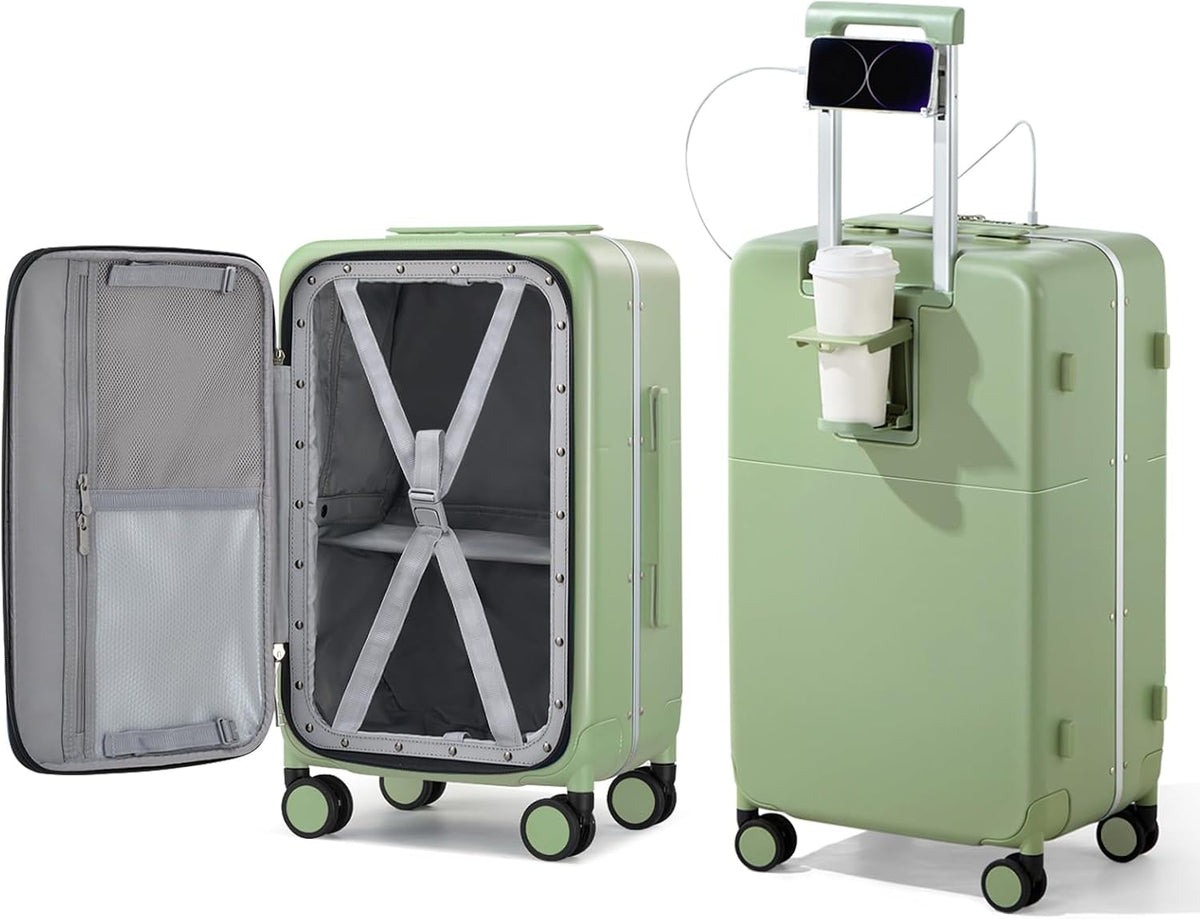 20 Inch Expandable Carry On Luggage 22x14x9 Airline Approved