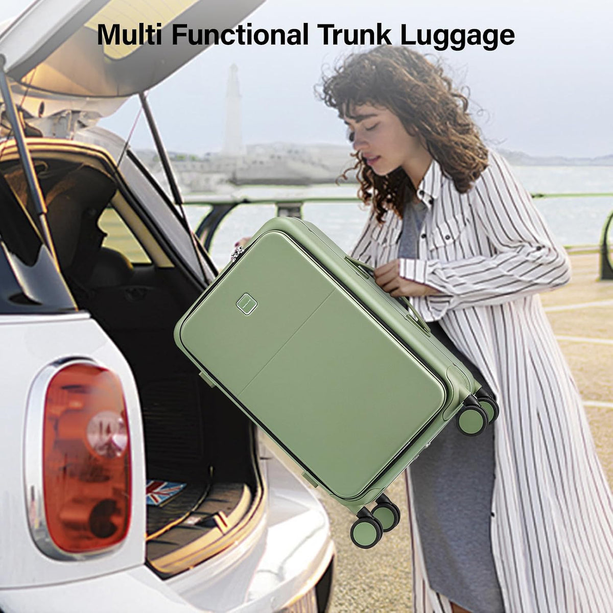 20 Inch Expandable Carry On Luggage 22x14x9 Airline Approved