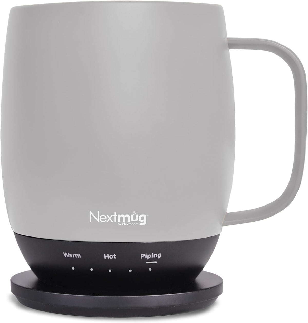 Nextmug - Temperature-Controlled, Self-Heating Coffee Mug | (Black - 14 oz.) – No App, Long-Lasting Battery for Work & Study, Great Gift for Coffee Lovers