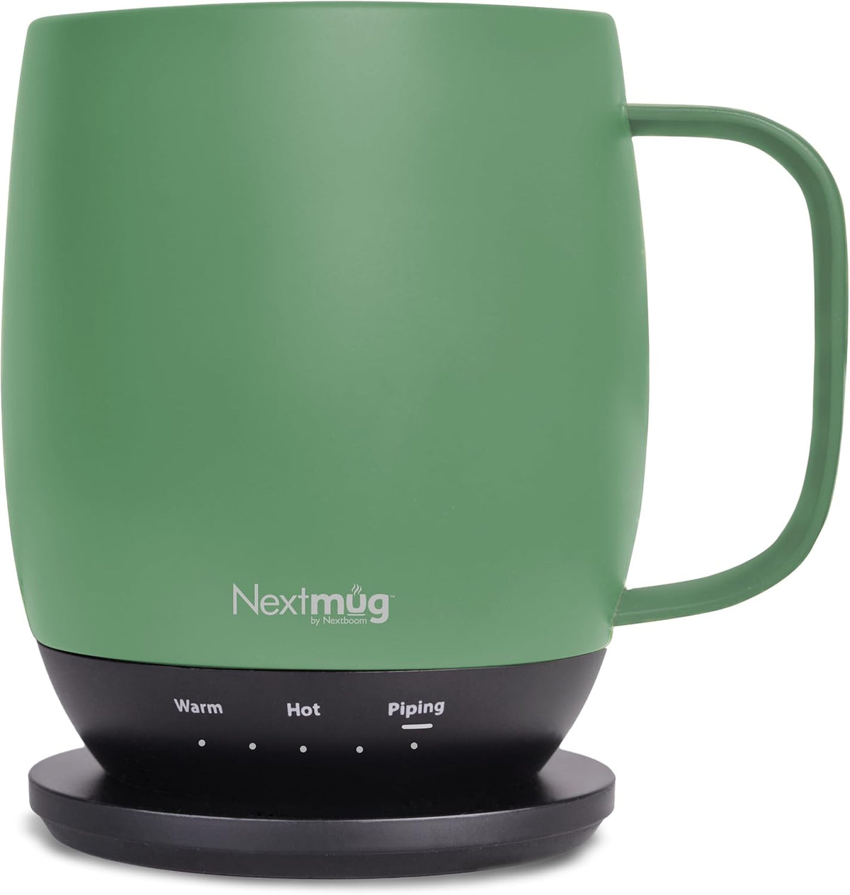 Nextmug - Temperature-Controlled, Self-Heating Coffee Mug | (Black - 14 oz.) – No App, Long-Lasting Battery for Work & Study, Great Gift for Coffee Lovers