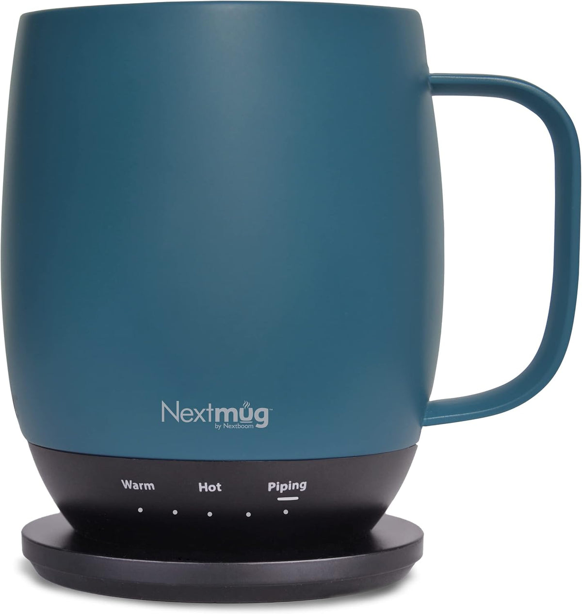 Nextmug - Temperature-Controlled, Self-Heating Coffee Mug | (Black - 14 oz.) – No App, Long-Lasting Battery for Work & Study, Great Gift for Coffee Lovers