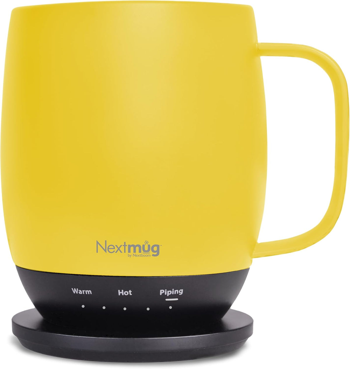 Nextmug - Temperature-Controlled, Self-Heating Coffee Mug | (Black - 14 oz.) – No App, Long-Lasting Battery for Work & Study, Great Gift for Coffee Lovers