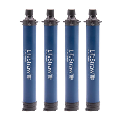 Personal Water Filter for Hiking, Travel and Emergency, Blue, 1PK