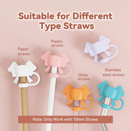 Silicone Straw Holder with 6 Slots for Cabinet Fridge Cupboard Door (Blue)