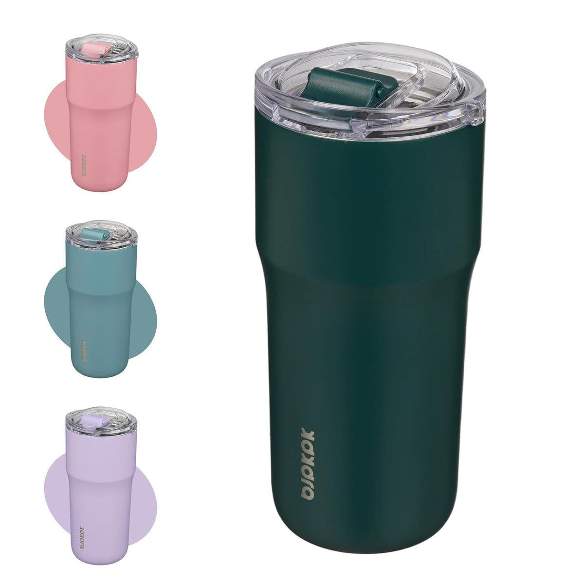 20oz Spill Proof Coffee Tumbler, Insulated Stainless Steel Cup
