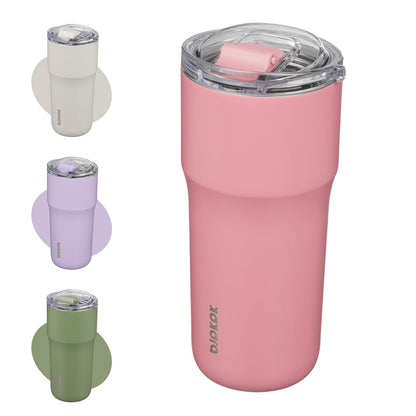 20oz Spill Proof Coffee Tumbler, Insulated Stainless Steel Cup