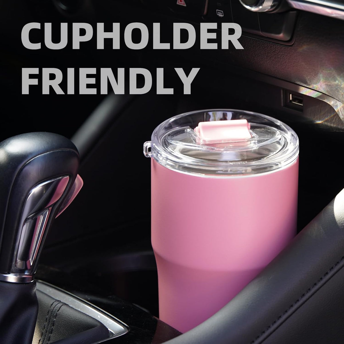 20oz Spill Proof Coffee Tumbler, Insulated Stainless Steel Cup
