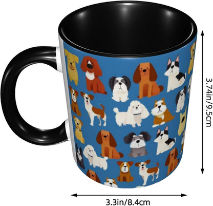 Sunflower Coffee Mug Ceramic Tea Cup With Handle Funny Porcelain Mugs for Women Dishwasher Microwave Safe 11oz