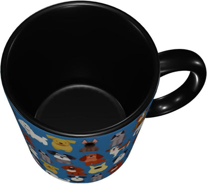 Sunflower Coffee Mug Ceramic Tea Cup With Handle Funny Porcelain Mugs for Women Dishwasher Microwave Safe 11oz