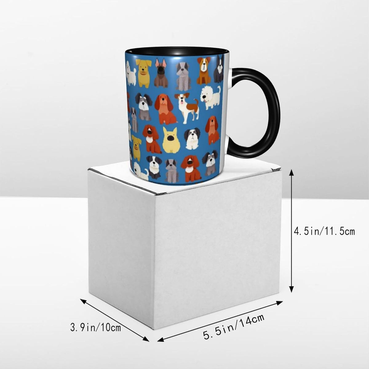 Sunflower Coffee Mug Ceramic Tea Cup With Handle Funny Porcelain Mugs for Women Dishwasher Microwave Safe 11oz