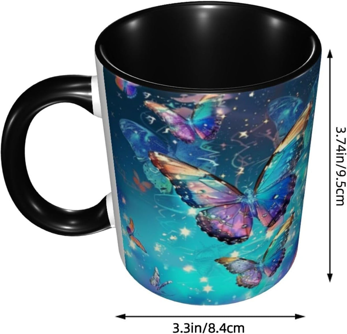 Sunflower Coffee Mug Ceramic Tea Cup With Handle Funny Porcelain Mugs for Women Dishwasher Microwave Safe 11oz