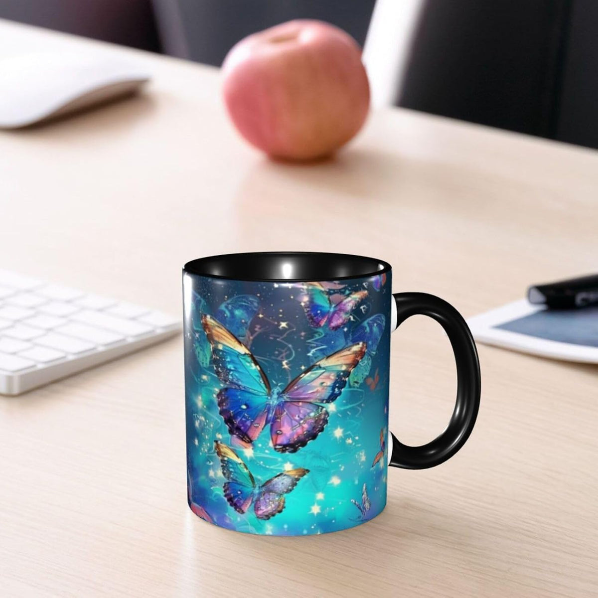 Sunflower Coffee Mug Ceramic Tea Cup With Handle Funny Porcelain Mugs for Women Dishwasher Microwave Safe 11oz